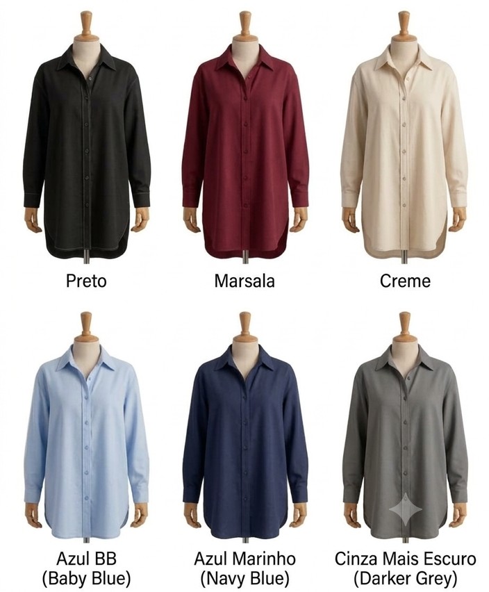 Camisa Gola Padre Lisa