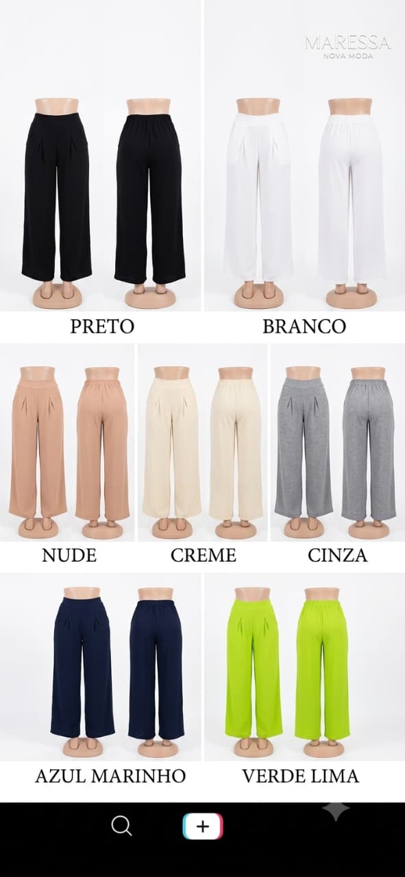 Calça Pantalona Clássica