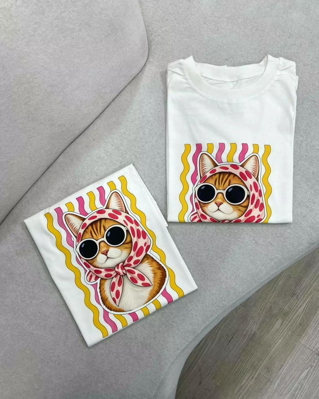 TEE CAT LISTRAS