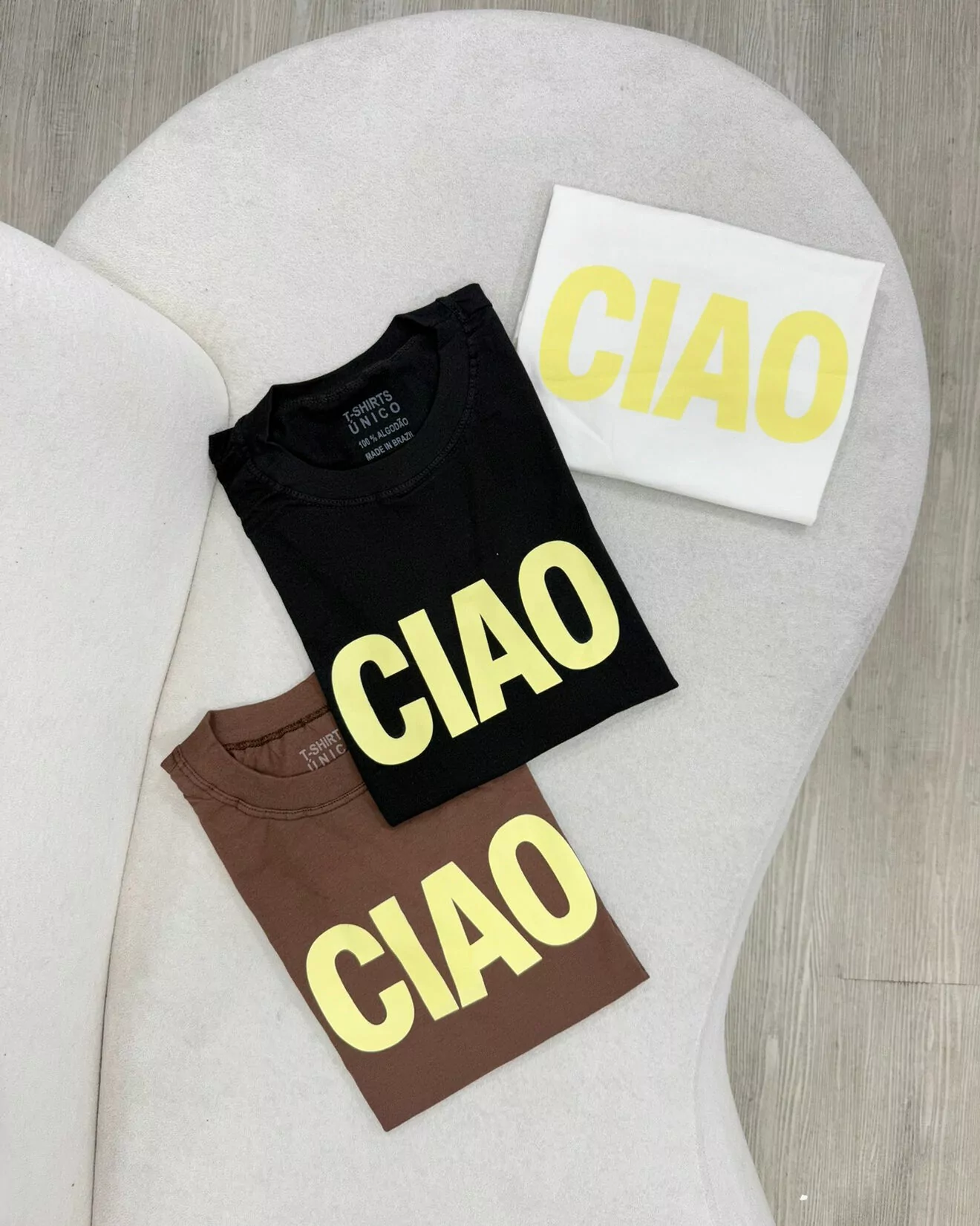TEE CIAO AMARELA