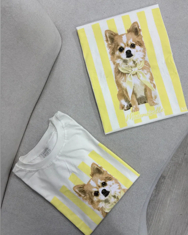 Tee Dog Amarelo BB