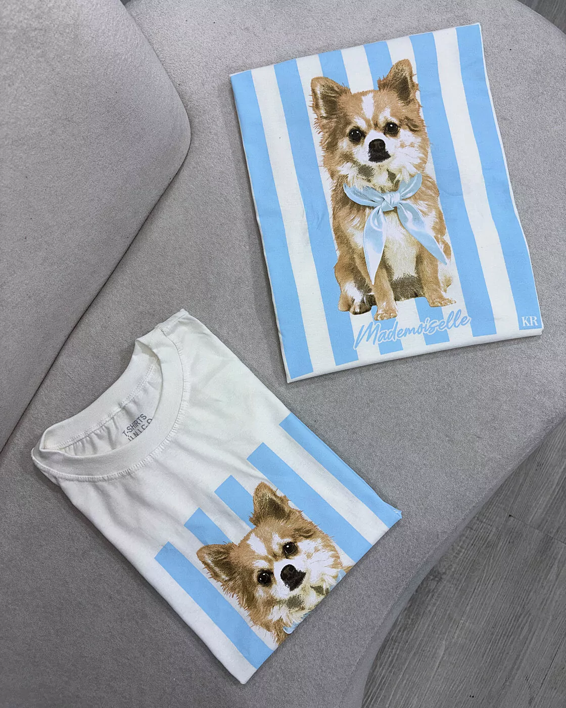 Tee Dog Azul BB