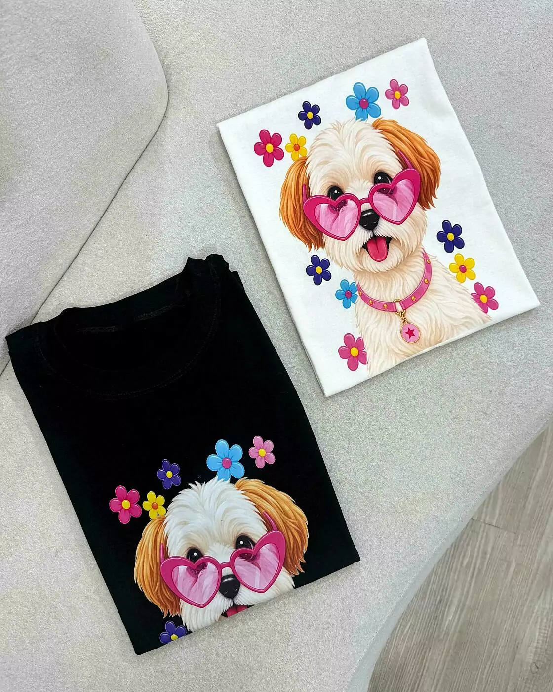 TEE DOG FLOR