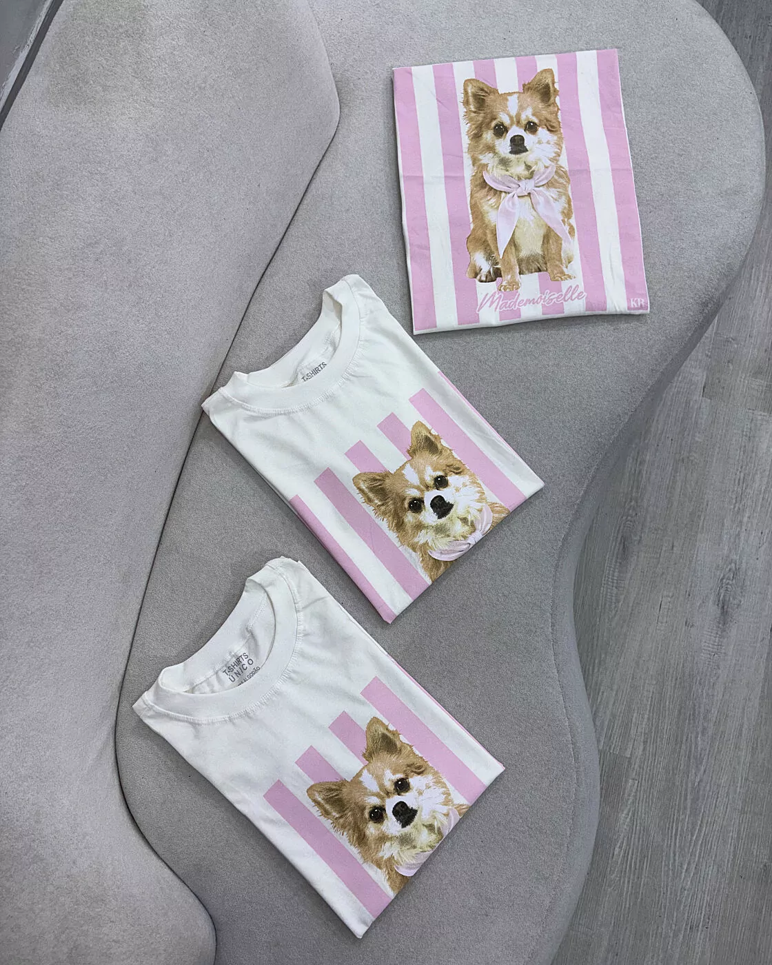 Tee Dog Rosa bb