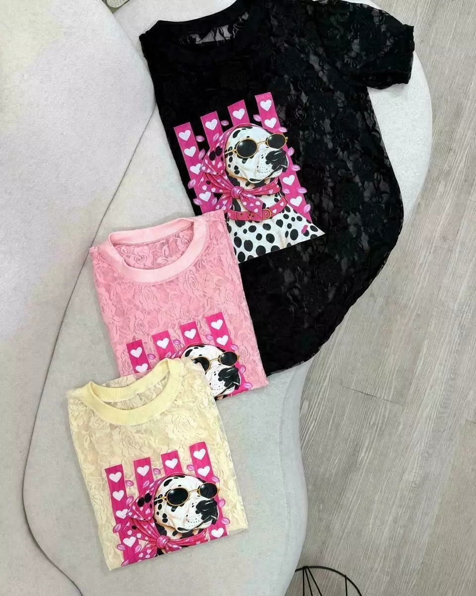 TEE RENDA DALMATA