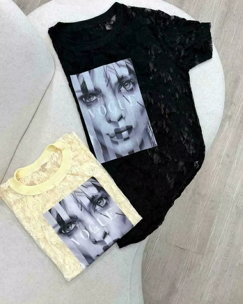 TEE RENDA VOGUE