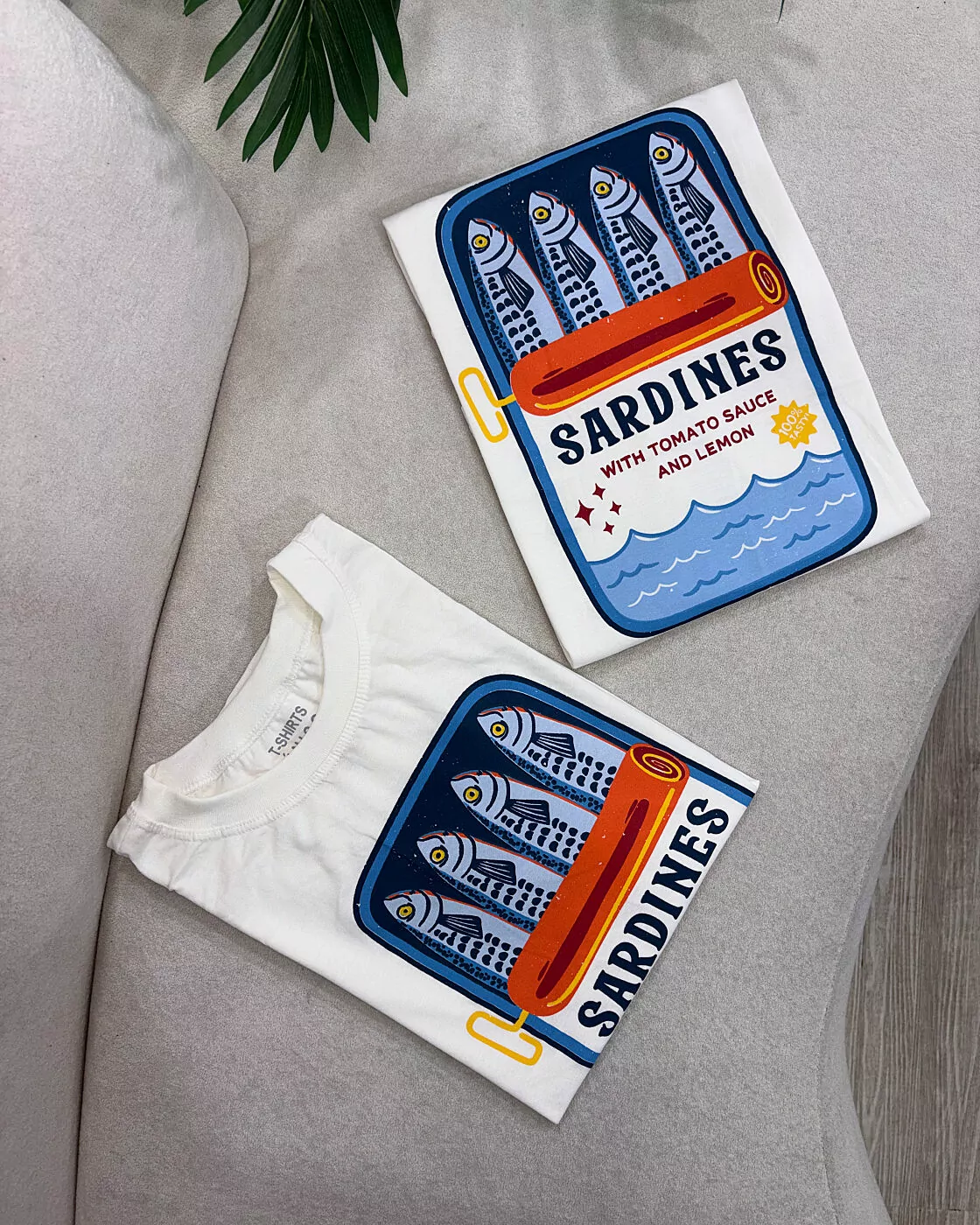 Tee Sardines Lemon