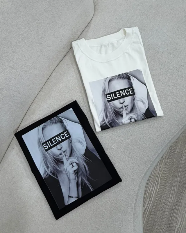 TEE SILENCE P&B