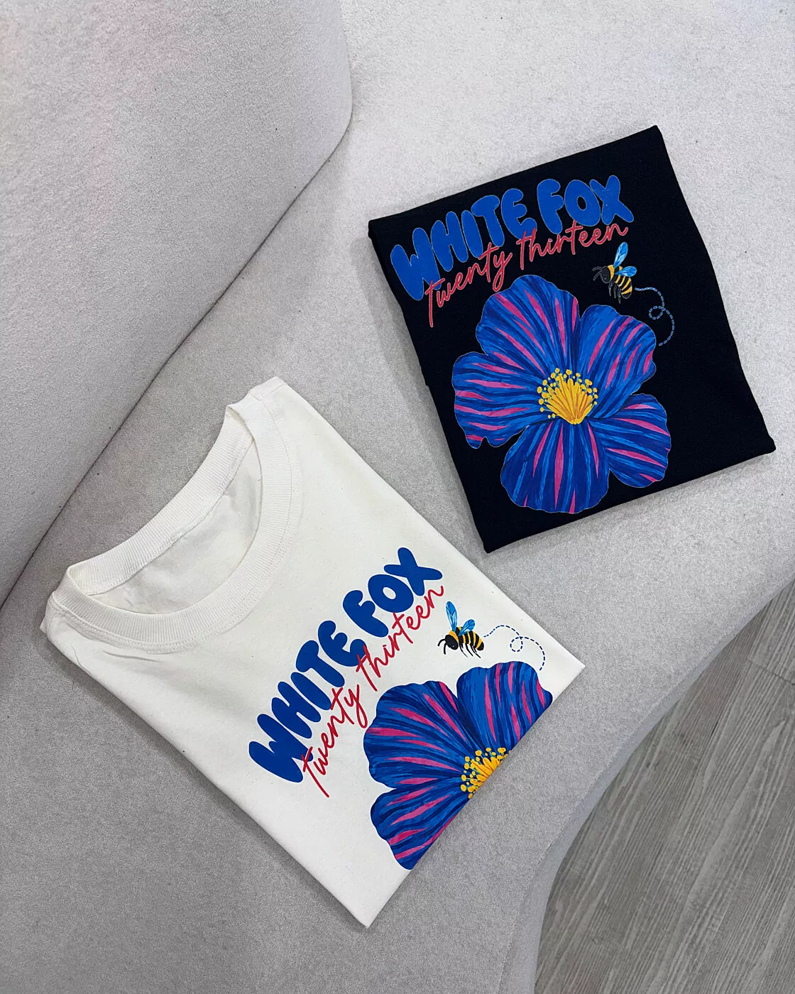 Tee White Fox